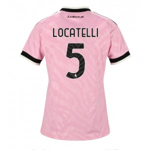 Juventus Manuel Locatelli #5 Jalkapallovaatteet Naisten Vieraspaita 2026-27 Lyhythihainen